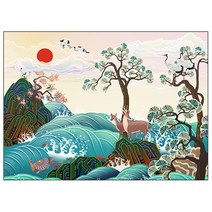 챔버아트 5141 십장생 직소퍼즐, 500피스, 혼합 색상