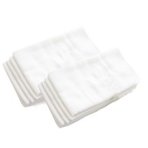 마이래빗 더 부드러운 대나무 천기저귀, 흰색, 10개입