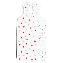 로엠디자인 양면 디자인 서빙보드 도마 블루별, 구색사과보드, 1개