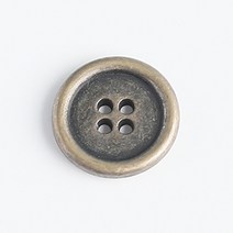 HR빅버튼 일반테 단추 15mm, 혼합 색상, 6개입
