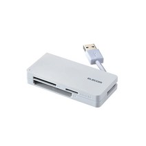 엘레컴 USB 3.0 카드 리더기, MR3-K012WH, 화이트