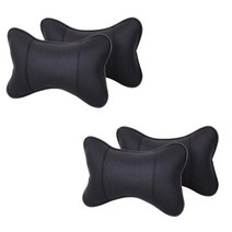 앤티스 통기성 목 쿠션 4p, 블랙