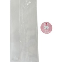 황씨네도시락 투명M봉투 30p + 스티커 토끼친구야 생일축하해 30p, 1세트