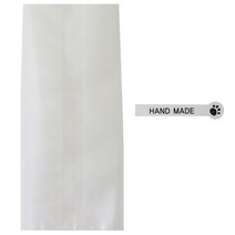 황씨네도시락 반투명M봉투 100p + 발바닥 핸드 메이드 스티커 화이트 100p, 1세트