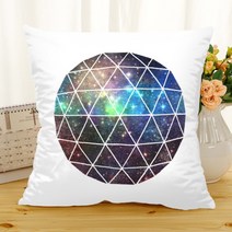 슈퍼식스 신비로운 우주 일러스트 프린팅 쿠션 커버 2p