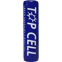 탑셀 리튬이온 18650 충전배터리 3400mAh, 1개, 1개