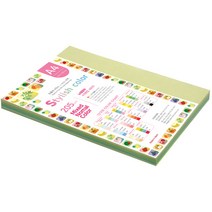 종이문화 스타일리쉬 시즌칼라 색지 혼합 113 SN-Green Tone 205g, A4, 50매