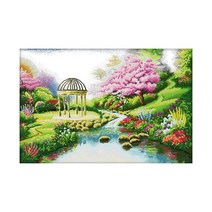 ZKF 십자수 DIY 세트, 1세트, 로맨틱 가든