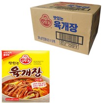 오뚜기 즉석 육개장 2인분, 38g, 12개입