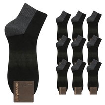 루벨라 남성용 파이 중목 양말 K2550 10족