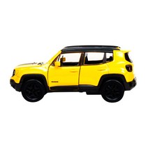 웰리 미니카시리즈 SUV 지프 레니게이드 모형, 옐로우
