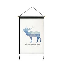 뮤엘 사슴뿔 인테리어 족자, ML16