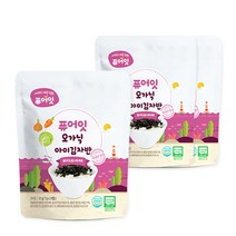 퓨어잇 오가닉 아이김자반, 바다와 야채, 3개입