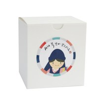 황씨네도시락 화이트쿠키 포장상자 10p + 새해복 스티커 한복소년 10p, 혼합 색상, 1세트