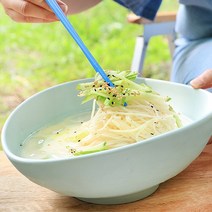 칠린 멜라민 웨어 오발 다용도보울 특대, 민트, 1개