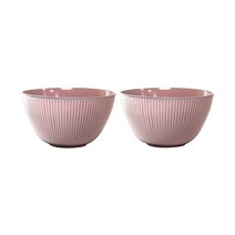 피블루 로스라겐 밥공기, 로즈핑크, 2개