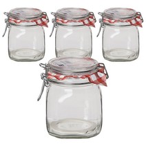 보르미올리 피도 클리어탑 유리저장병 750ml x 4p + 기프트박스 4p, 1세트