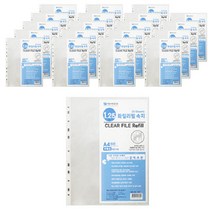 희망화일 1.25T 리필속지 A4 팩 20매, 20개입