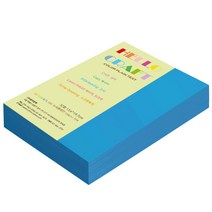 뉴씨플레인 종이문화 양면색상지 NO34 바다색, 32절, 280매