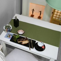 나산데코 테이블러너, 에버그린 261-46, 2인용(150 x 30 cm)