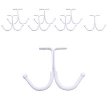 초이스하드웨어 천정 J더블고리, 화이트, 8개입