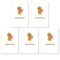 홀마크 생일 축하카드 5p 세트, KED2242, 1세트