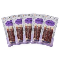 더키코 블랙노즈 강아지 껌 75g, 크런치덕스틱, 5개입
