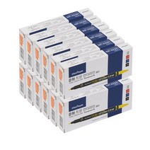 문화연필 트윈언더라인 형광펜, 주황, 144개입