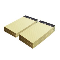 스탠다드 오피스팩 리갈패드 Mini 50매, 옐로우, 20개입