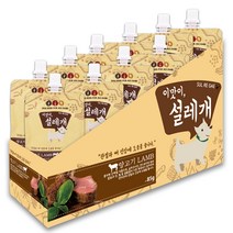 펫더맨 짜먹는 강아지간식 설레개 85g, 양고기맛, 10개입