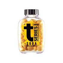 티시리즈 씹는 고체치약 보틀형 레몬소다향, 1개
