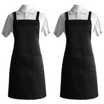 마켓피오 베이직 앞치마 750 x 700 mm, 블랙, 2개입