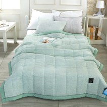 지베딩 리플라 시어서커 여름이불, 그린