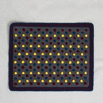 슬로우모먼츠 코바늘 DIY패키지 캔디팝 미니 블랭킷 실 7볼 48cm, 1세트, 혼합 색상