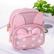 핸날 귀요미 도트 리본가방