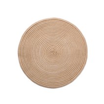 마켓감성 원형 고급라탄 테이블매트, 커피, 36cm