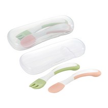 릿첼 TLI 소프트잼잼 스푼포크세트, 혼합 색상, 2세트