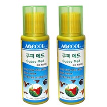 아쿨 구피메드 구피전용 수질개선제, 100ml, 2개입