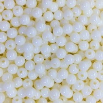 가드 구슬 DIY 비즈 재료 10mm 500g, 아이보리, 1개