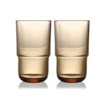 까사무띠 노바 텀블러L 물컵 350ml, 초콜렛, 2개
