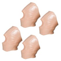 호랑이 실리콘 무릎 보호대 베이지, 2세트