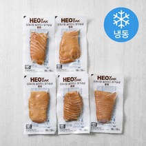 허닭 프레시업 슬라이스 닭가슴살 훈제 (냉동), 100g, 5개