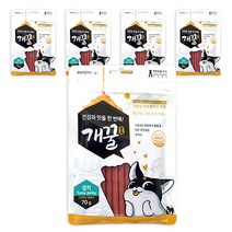 에이치디씨 개꿀 프로폴리스져키 강아지간식 70g, 참치, 5개