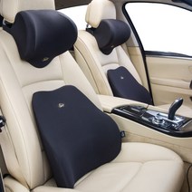 뉴에그 CarStory A1 퍼펙트케어 자동차쿠션 세트, 블랙, 1개