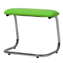 체어클럽 체어풋GOLD인조가죽 다용도 발받침의자, 그린