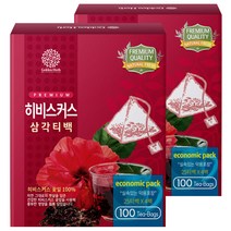 골든허브 프리미엄 히비스커스 삼각티백, 1g, 200개