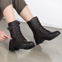 보스캣 여성용 가죽워커부츠 몬사