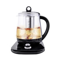 대우 조그셔틀 티포트 1.7L + 컵 2p, DEK-XC580D(블랙)