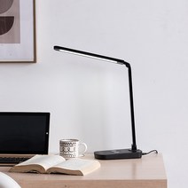 스피아노 플레타 스마트폰 무선 충전 겸용 LED 스탠드 USB타입, 상세설명 참조, SL-N118(블랙)