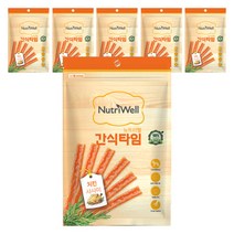 뉴트리웰 간식타임 강아지 육포, 치킨사사미, 6개